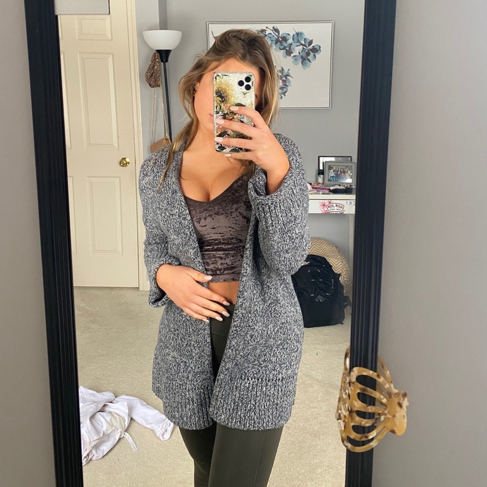 GAP Gray Cardigan Size Small